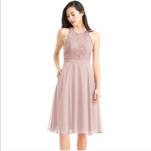 Azazie Sylvia Dress in Dusty Rose